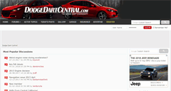 Desktop Screenshot of dodgedartcentral.com